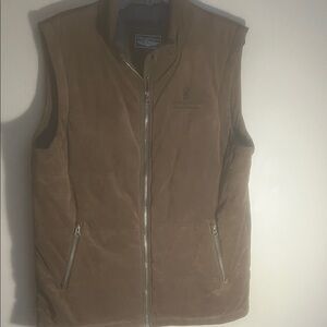 Rits-Carlton Men's Tan Suede Vest